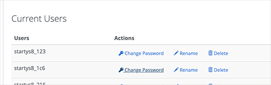 تغییر رمز عبور کاربر پایگاه داده