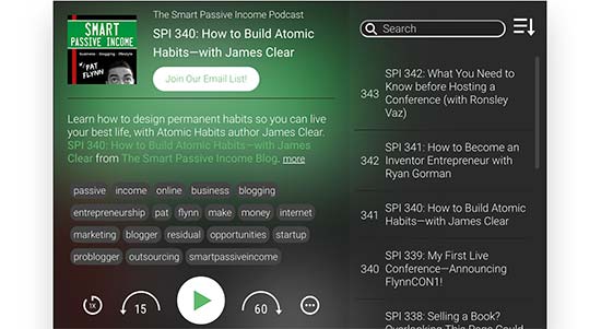 پیش نمایش Smart Podcast Player