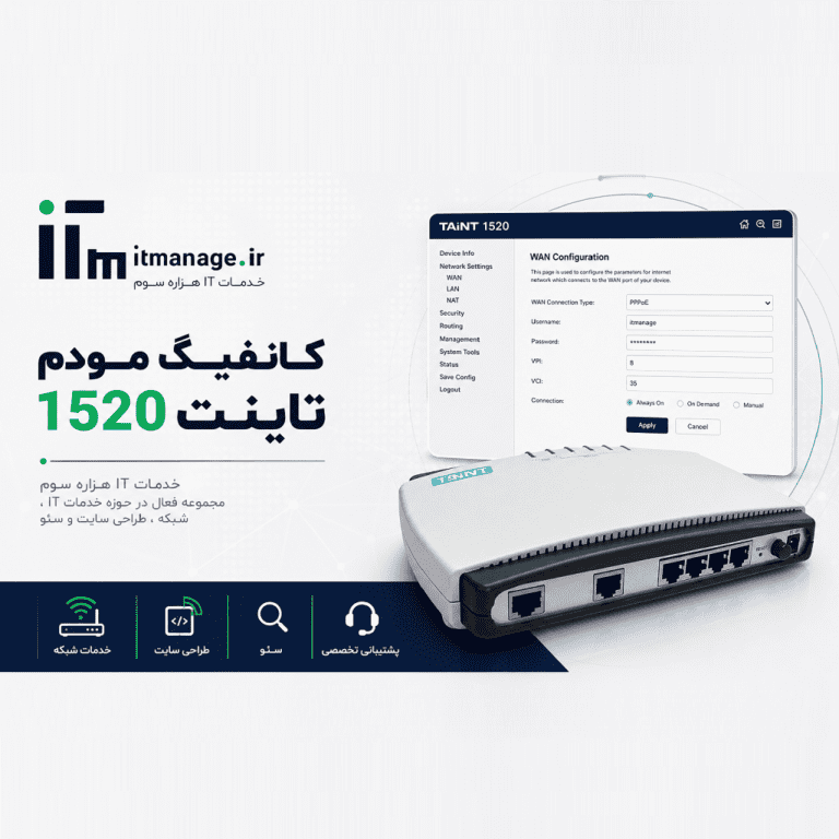 SIP Trunk در ایزابل + کانفیگ مودم تاینت ۱۵۲۰