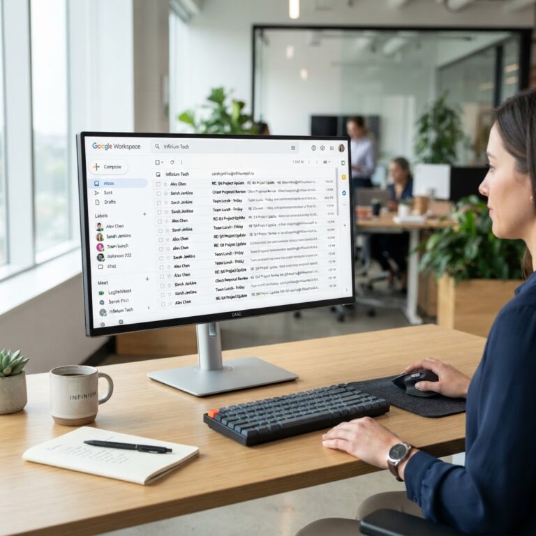 ✅ آموزش تصویری ساخت ایمیل تجاری گوگل (Google Workspace) در ۵ دقیقه