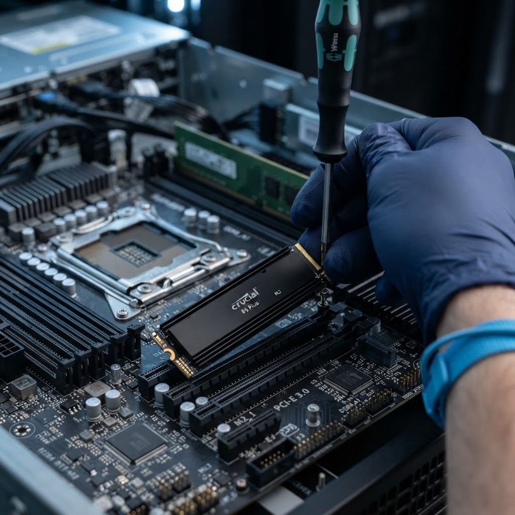 مسیر اتصال درایو NVMe روی PCIe؛ بدون واسطه کنترلر SATA
